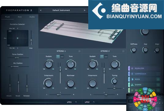 模拟弦乐合成器 Physical Audio Preparation 2 v2.1.1 Win