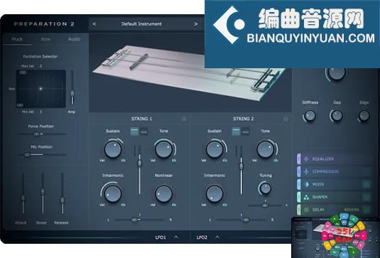 模拟弦乐合成器 Physical Audio Preparation 2 v2.1.0 TC Win