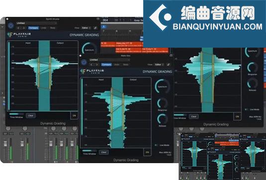 动态压缩效果器 Playfair Audio Dynamic Grading v1.3.2 R2R Win