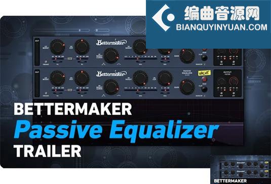 模拟无源均衡器 Plugin Alliance Bettermaker Passive Equalizer v1.0.0