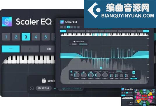 现代均衡效果器 Plugin Boutique Scaler EQ v1.1.3