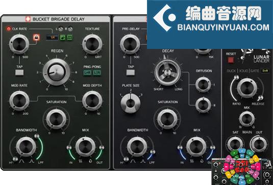 板式混响延时插件 Pulsar Modular P930 Lunar Lander v1.0.1 MacOS-MORiA