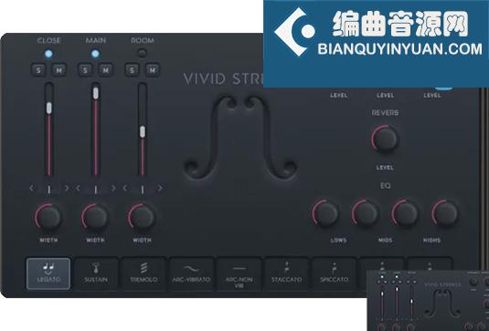 小提琴音色库 Pulse Audio Vivid Strings Violins 1