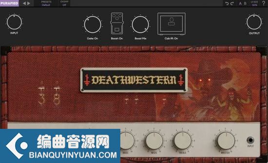吉他效果器 – Purafied DEATHWESTERN Amp v1.0.0 Win/Mac