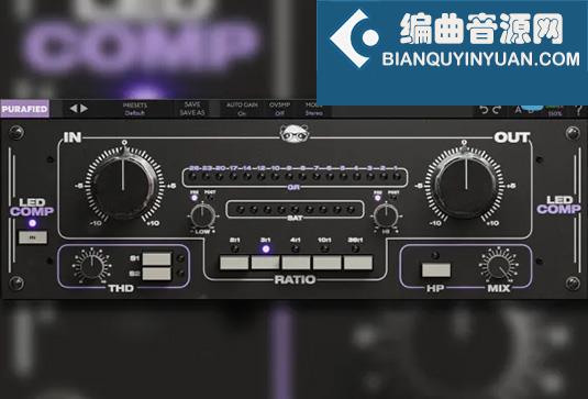 模拟VCA 压缩器 Purafied LED Compressor v1.0.1 Win