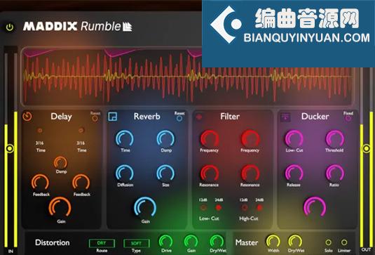 底鼓混音插件 Revealed Recordings Maddix Rumble Plugin v1.0.2