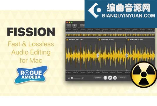 音频编辑软件 Rogue Amoeba Fission v2.8.7 MacOS