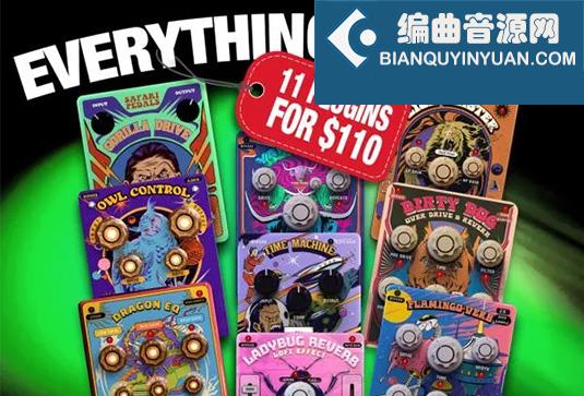 踏板效果器插件套装 Safari Pedals Everything Bundle v2024.7.29 R2R Win （包含Gorilla Drive Time Machine Yak Delay Flamingo Verb Lion Master Fox Echo Chorus Dirty Dog Reverb Owl Control Rhino Reverb Dragon Eq Ladybug Reverb Rabbit Tape Camel Strip）