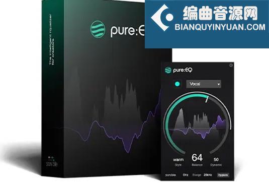 智能均衡效果器 Sonible PureEQ v1.0.2 MacOS