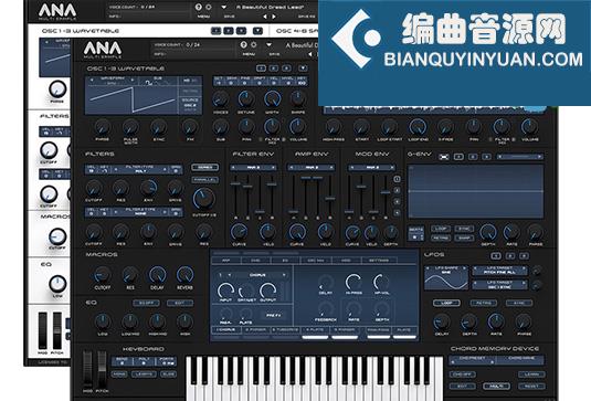 经典电子合成器 Sonic Academy ANA 2 v2.5.4 R2R （包含ANA2）