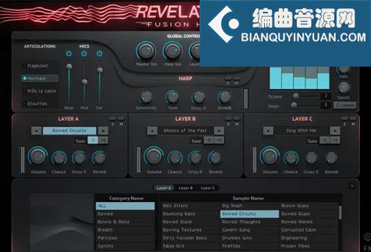 混合竖琴音色库 Sound Yeti Revelation Fusion Harp