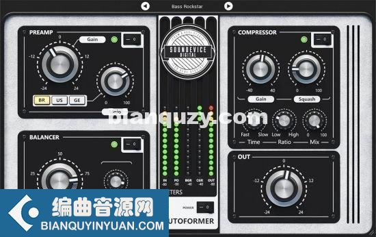 三段动态压缩效果器 – Soundevice Digital Autoformer v2.6 WIN
