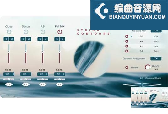 提琴弦乐音色库 Strezov Sampling String Contours