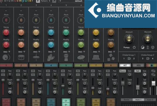 鼓机合成器插件 Sugar Bytes Drum Computer v1.3.5 TC Win