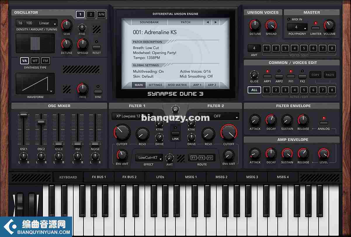 Synapse Audio DUNE 3 v3.5.2 macOS