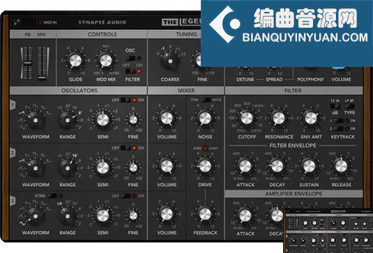 模拟合成器 Synapse Audio The Legend v1.50
