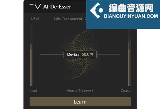 智能齿音消除器 Techivation AI-De-Esser v1.0.0 BUBBiX Win
