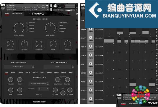 节奏鼓循环音色库 Teletone Audio Tympo v1.2.1
