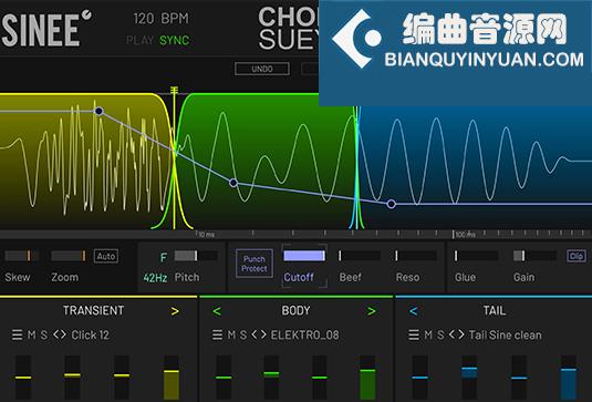 底鼓采样合成器 Tracktion Software SiNEE ChopSuey v1.3 MacOS