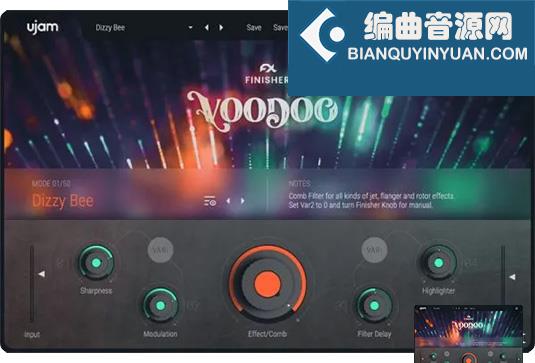 创意吉他效果器 UJAM Finisher VOODOO v1.3.1 MacOS-MORiA