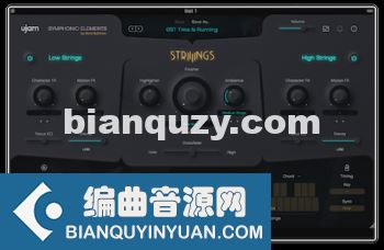 现代弦乐合奏 – UJAM Symphonic Elements STRIIIINGS v1.2.0 WIN