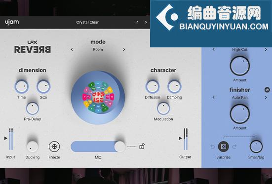 混响效果器 UJAM UFX Reverb v1.1.0 R2R Win