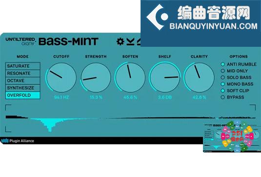 低频增强效果器 Unfiltered Audio Bass Mint v1.1.7 TC Win