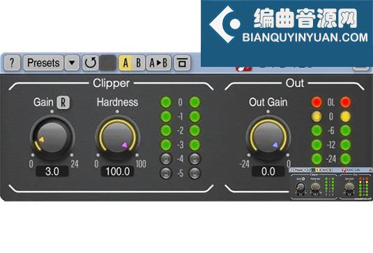 过采样软硬剪辑效果器 Voxengo OVC-128 v1.13