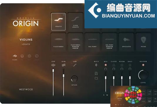 管弦乐队综合音色 Westwood Instruments Novella Origin