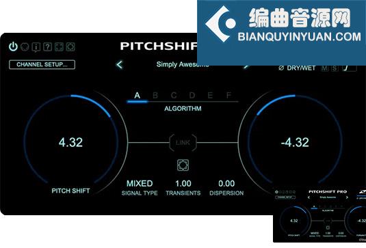 音高转换效果插件 Zynaptiq PITCHSHIFT PRO v1.0.0 R2R Win