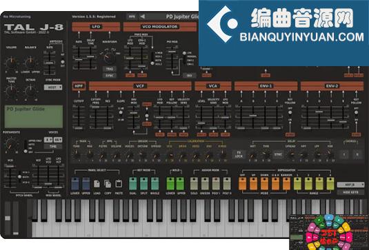 模拟合成器 Togu Audio Line TAL-J-8 v1.8.5 MacOS-MORiA
