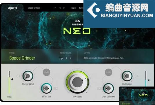 即时多重效果链插件 uJAM Finisher NEO v1.3.1 MacOS-MORiA