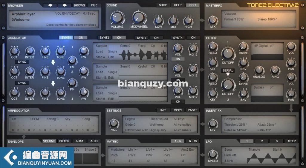 Tone2 Electra X Soundbank 2.2023 MacOS 音色库