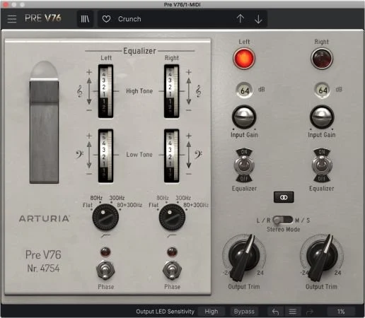 复古管前置放大器插件 – Arturia Pre V76 v1.6.0 macOS
