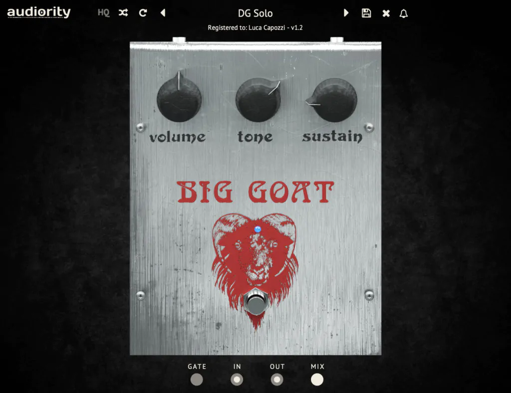 复古法兹效果器 – Audiority Big Goat v1.2.1 WIN OSX Regged