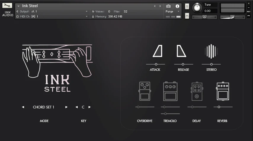 墨水钢琴 – Ink Audio Ink Steel KONTAKT