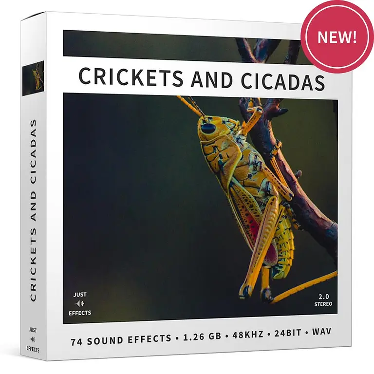 Just Sound Effects Crickets and Cicadas WAV
