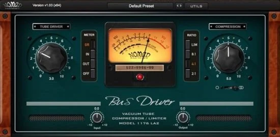 光学压缩器 – Nomad Factory Bus Driver 1.0.4.1 WIN