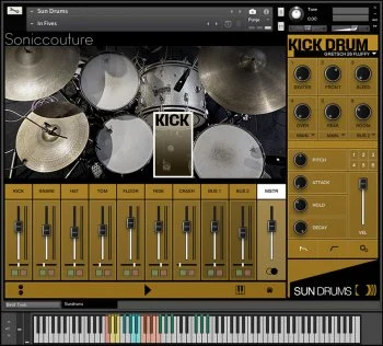 现代节拍的老式鼓 – Soniccouture Sun Drums KONTAKT