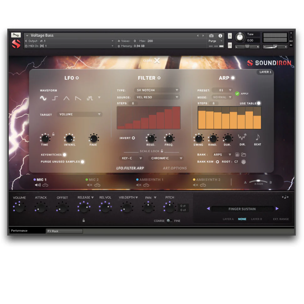 电压贝斯 – Soundiron Voltage Bass KONTAKT
