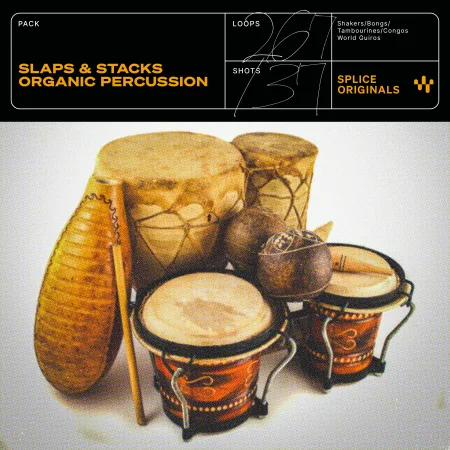 Splice Originals Slaps and Stacks Organic Percussion WAV-FANTASTiC