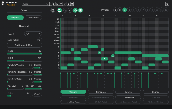 短语琶音器 – Venomode Phrasebox 1.2.4 Win/macOS/Linux