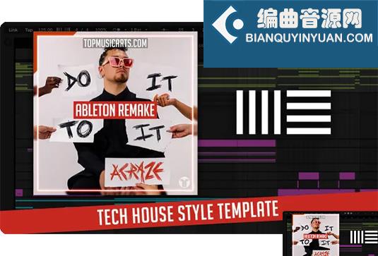 电音工程模版 ACRAZE feat Cherish Do It To It Tech House Ableton Template