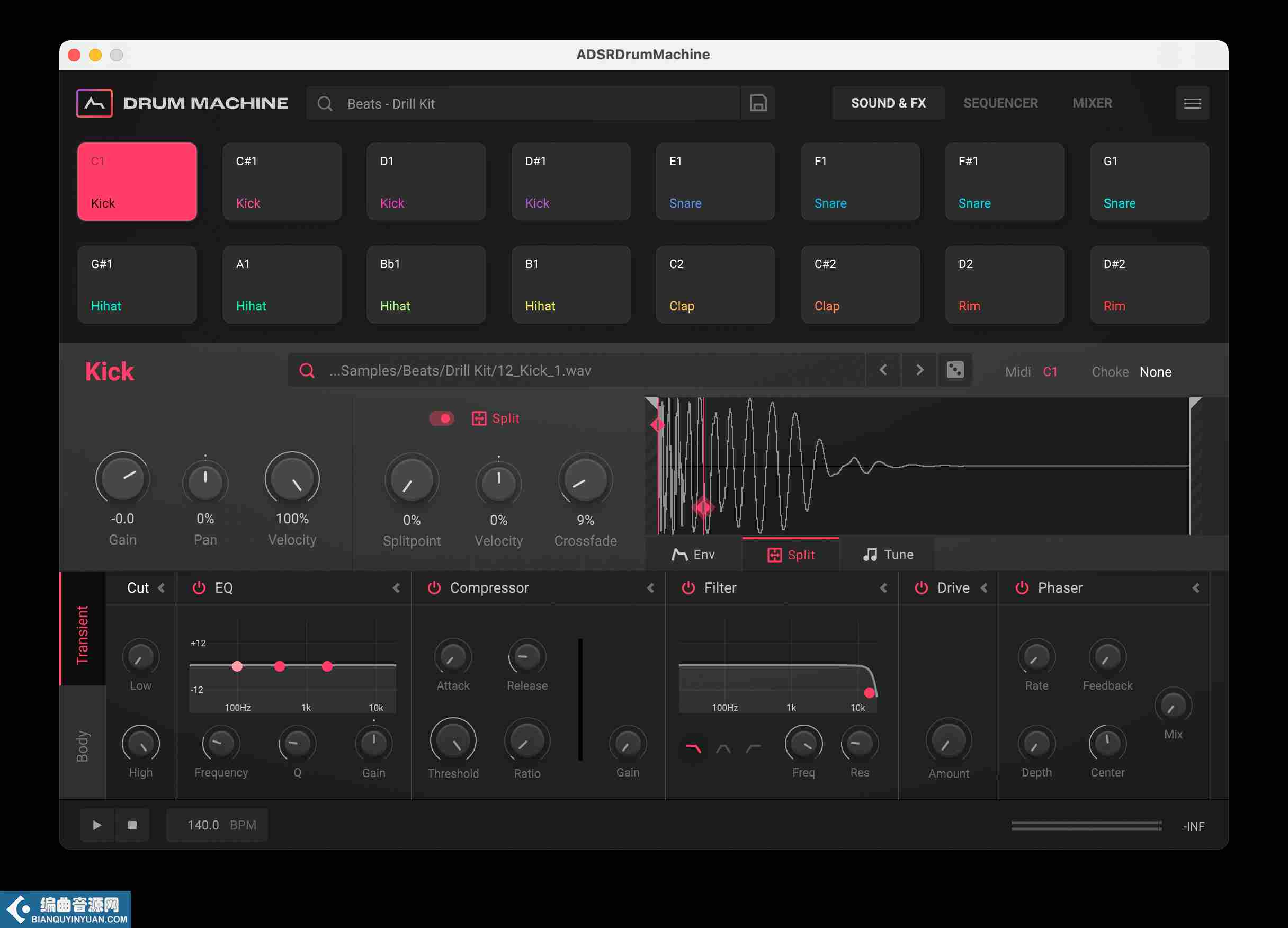 ADSR Drum Machine v. 1.0.3 WIN