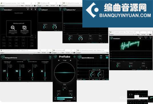 智能语音处理插件合集 Accentize Complete Bundle v2024.7 R2R Win （包含VoiceGate SpectralBalance PreTube dxRevive dxRevive Pro DialogueEnhance DeRoom DeRoom Pro Chameleon ）