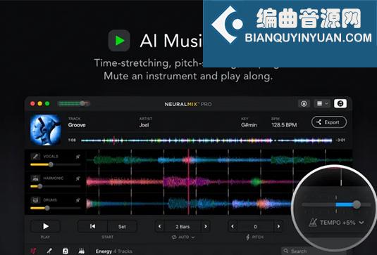 人工智能DJ音乐编辑软件 Algoriddim Neural Mix Pro v2.0.2 MacOS