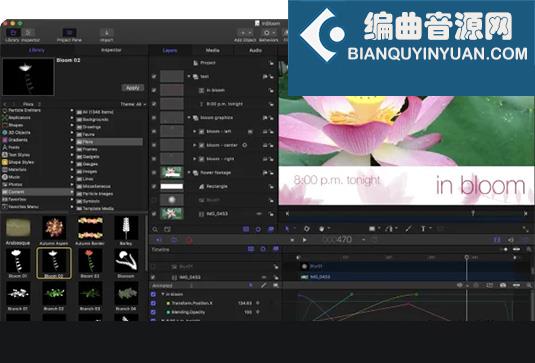 苹果视觉特效和动画软件 Apple Motion v5.8.0 MacOS