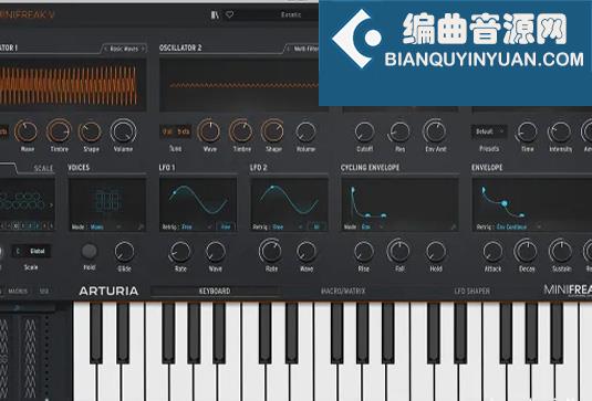模拟合成器 Arturia MiniFreak V v2.0.2 MORiA Mac