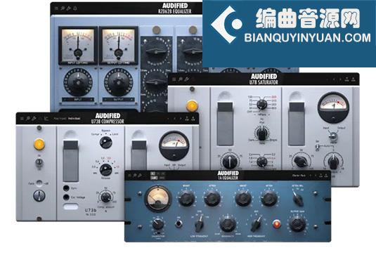 精品混音插件套装 Audified Boutique Studio Bundle 2024.6 TC Win （包含 Audified 1A RZ062 U73b U78 ）