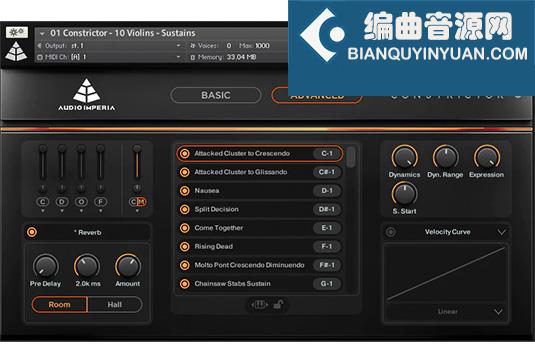 电影紧张弦乐氛围音源 Audio Imperia Constrictor